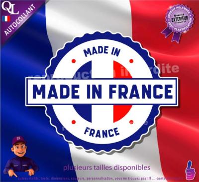 Autocollant MADE IN FRANCE ref1