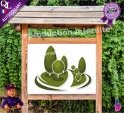 Autocollant LOGO ref 3 paysagiste jardinier elagueur