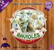 PANCARTE PLV PVC RAVIOLES ruban forain