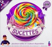 Autocollant SUCETTES ruban forain STICKER