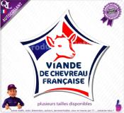 Autocollant VIANDE DE CHEVREAU FRANCAIS
