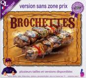 Autocollant BROCHETTES affiche western