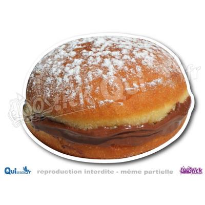 Autocollant Beignet Nutella