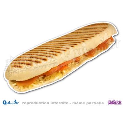 Autocollant PANINI Saumon