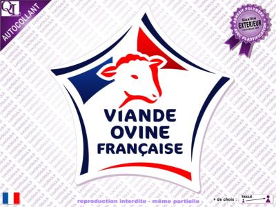 Autocollant VIANDE OVINE FRANCAISE