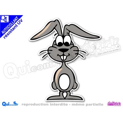 LAPIN COMIQUE autocollant