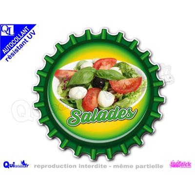 Autocollant SALADE motif capsule adhésif résistant UV