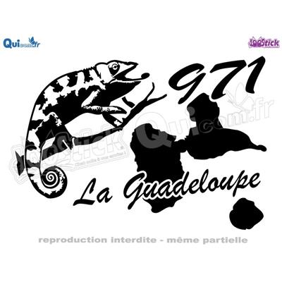 971 LA GUADELOUPE Caméléon