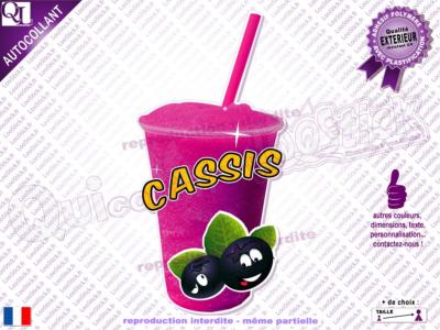 Autocollant GRANITA Cassis