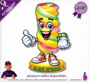 Autocollant GLACE SPIRALE COMIQUE ref1