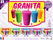 Autocollant GRANITA cadre plv forain