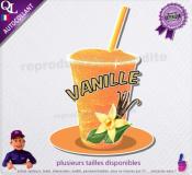 autocollant GRANITE parfum VANILLE sticker