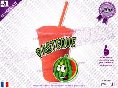 Sticker autocollant GRANITA PASTEQUE résistant UV