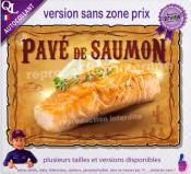 Autocollant PAVE de SAUMON affiche western
