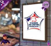 Autocollant VIANDE DE CHEVRE FRANCAISE