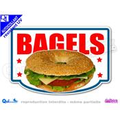 Autocollant BAGELS cadre - couleurs au choix