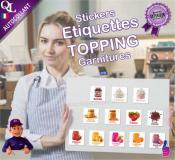 Etiquettes adhésives TOPPING GARNITURES