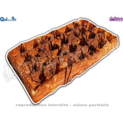 Autocollant Gaufre Nutella