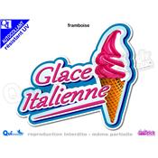 GLACE ITALIENNE TITRE autocollant