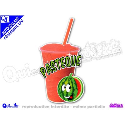 Sticker autocollant GRANITA PASTEQUE résistant UV