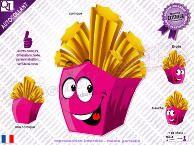 Autocollant Cartoon CHURROS Cornet ref2
