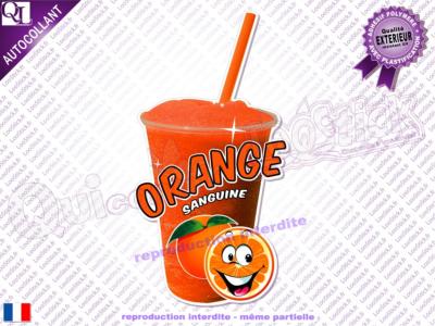 Autocollant GRANITA Orange Sanguine
