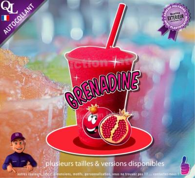 autocollant GRANITE parfum GRENADINE sticker