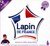 Autocollant LAPIN DE FRANCE