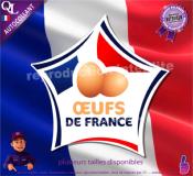 Autocollant OEUFS de FRANCE