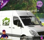 Autocollant LOGO ref 4 paysagiste jardinier elagueur