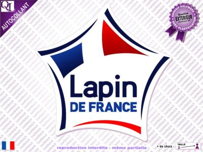 Autocollant LAPIN DE FRANCE