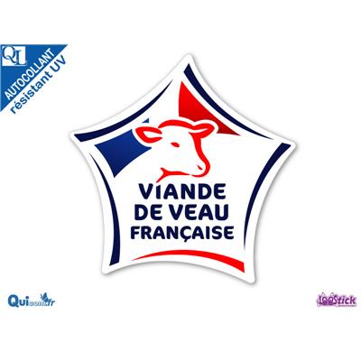 Autocollant VIANDE DE VEAU FRANCAISE