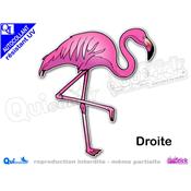 autocollant FLAMANT ROSE