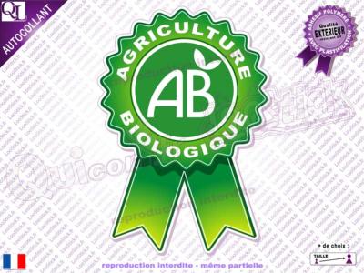 Autocollant COCARDE Agriculture Biologique AB