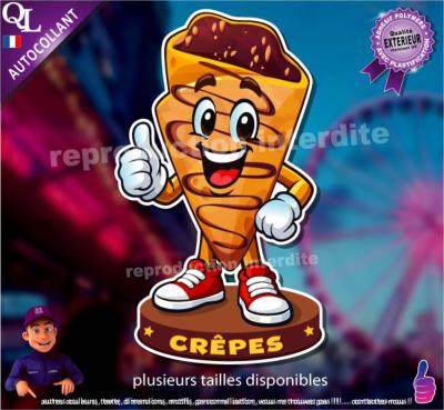 Autocollant CREPE COMIQUE