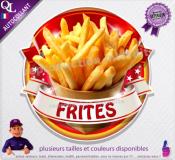 Autocollant FRITES ruban forain STICKER