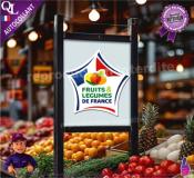 Autocollant FRUITS ET LEGUMES DE FRANCE