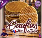 Autocollant GAUFRES FINES du NORD TITRE détouré STICKER