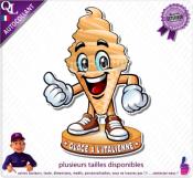 Autocollant GLACE A L'ITALIENNE COMIQUE ref1