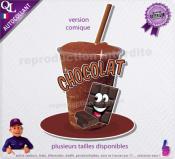 autocollant GRANITE parfum CHOCOLAT sticker