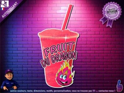 autocollant GRANITE parfum PITAYA FRUIT DU DRAGON sticker