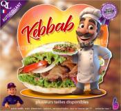 Autocollant KEBBAB COEUR chef 1