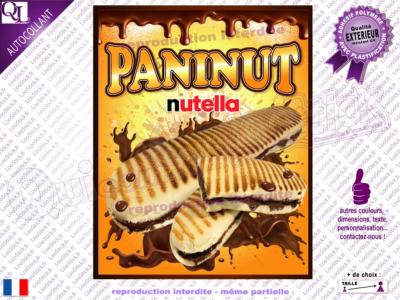 Panini Nutella " PANINUT "  PLV affiche adhésive