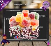 Autocollant PATES de FRUITS d'AUVERGNE TITRE sticker