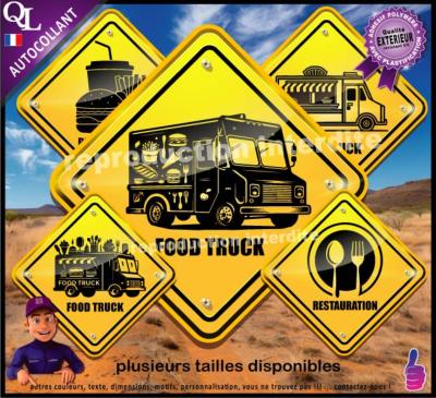 Autocollant PANNEAU AUSTRALIE food truck