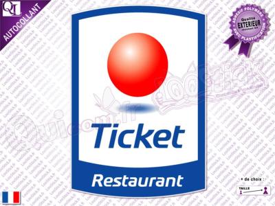 Autocollant Ticket Restaurant