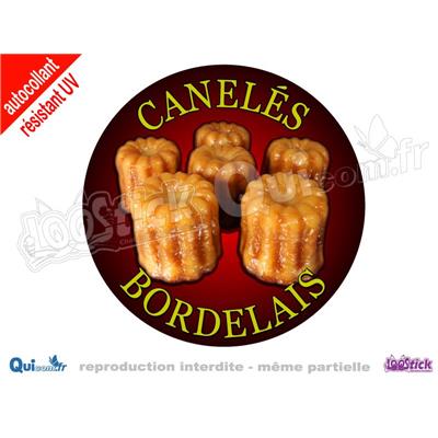 Autocollant CANELES Bordelais (ref3)