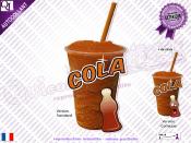 Autocollant GRANITA COLA comique