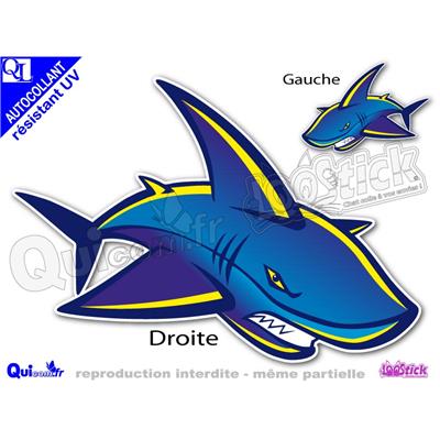 Autocollant REQUIN FUN sticker résistant UV