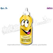 Autocollant Cartoon Sauce MOUTARDE